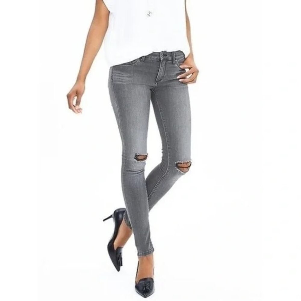 Banana Republic Distressed Gray Skinny Jean - Size 29